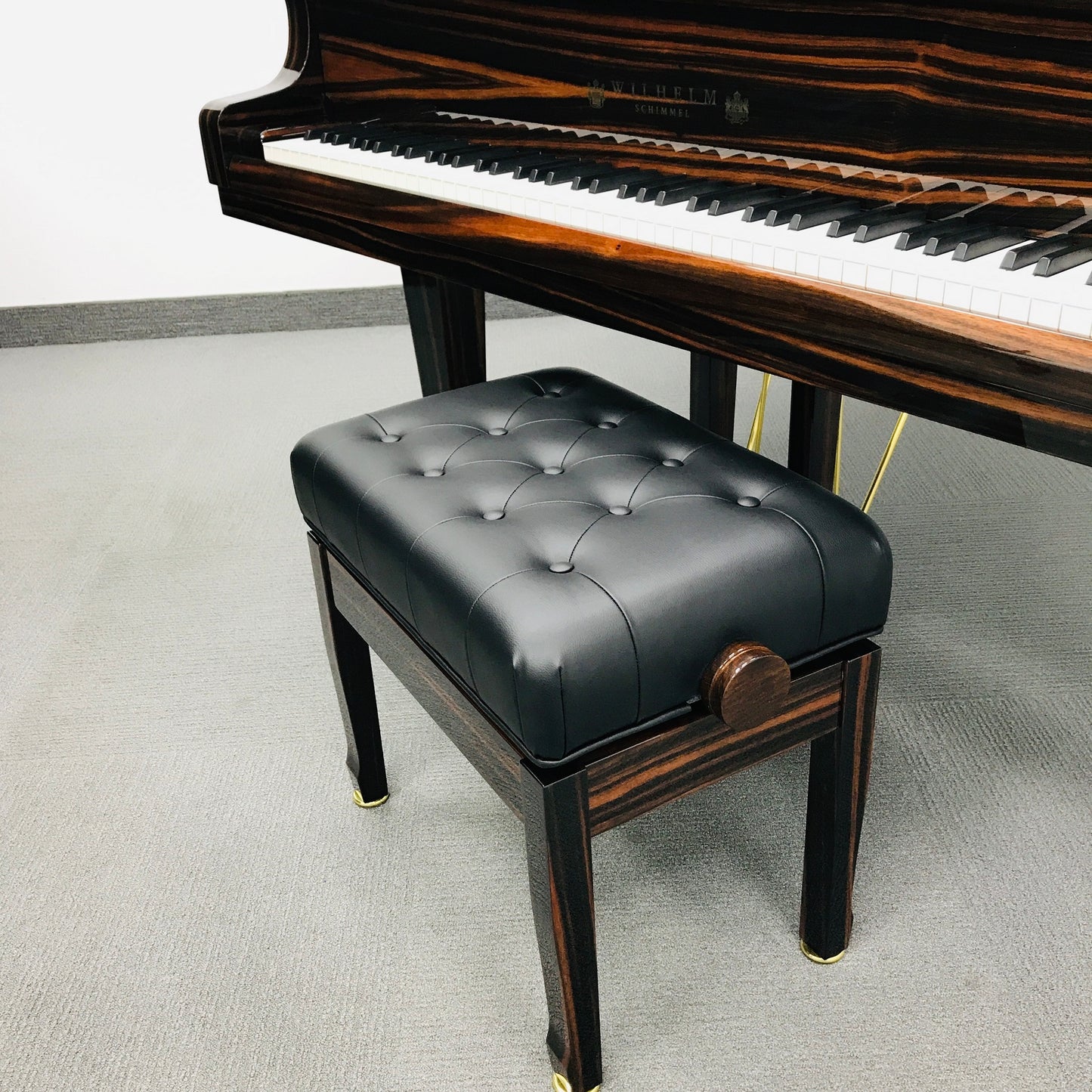 Schimmel W180 Macassar Ebony Grand Piano