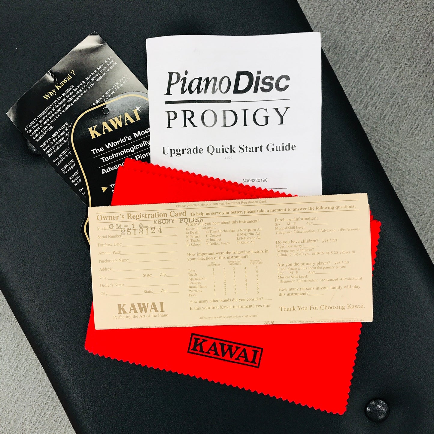 Kawai GM-10 LE Grand Piano with PianoDisc Player System