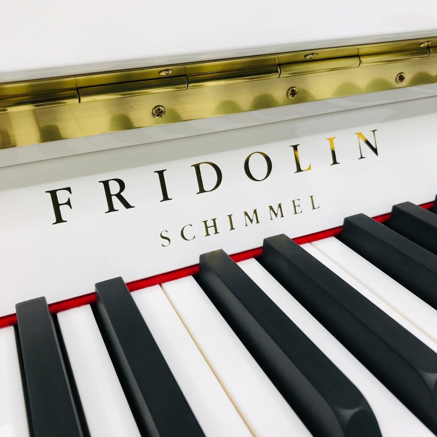 Schimmel Fridolin F116 Upright Piano White - Orpheus Music